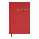 Щоденник датов. 2026 ZEST, A5, червоний, бумвініл