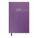 Щоденник датов. 2026 ZEST, A5, фіолетовий, бумвініл