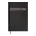 Щоденник датов. 2026 TIME, A5, чорний , бумвініл