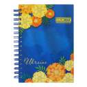 Зошит для записів MY COUNTRY, А6, 96 л., клітка, тверда обкладинка з ламінацією