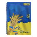  Зошит для записів MY COUNTRY, А4, 96 л., клітинка, тверда обкладинка з ламінацією