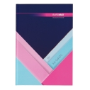 Книга канцелярская "MODEST" 144л.кл.оф.(тв. лам. обкл), А4, т.-синий