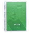 Тетрадь для записей PRIME, А4, 96 л., клетка, картонная обложка, салатовая