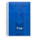 Зошит на пружині PRIME А5, 96л., клітка, карт.обкладинка, синій