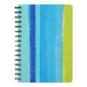 Книга для нотаток COLOUR LINES, А5, 80 арк., клітинка, тв. картонна обкладинка, синя