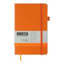 Книга записна ETALON 125*195, 96 арк., линия, обкл. штучна шкіра, помаранчевий
