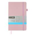 Книга записна ETALON 125*195, 96 арк., крапка, обкл. штучна шкіра, рожевий