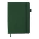 Блокнот діловий BRIEF А5, 96л, крапка, обкладинка штучна шкіра, зелений