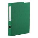 Папка-реєстратор двостороння, 2 D-обр.кільця, А4, ширина торця 40 мм, зелена
