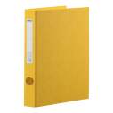 Папка-реєстратор  двостороння, 2 D-обр.кільця, А4, ширина торця 40 мм, жовта