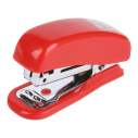 Степлер пластиковий МІНІ,10 аркушів, (скоби №10),  61х36х23мм, червоний