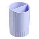 Стакан для письмового приладдя круглий на два відділення, бузковий