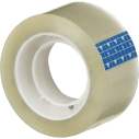 Клейка стрічка канцелярська, 24мм х 30м, прозора