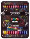 Пастель воскова POSCA PASTEL, 24 кольорів