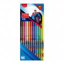 Кольорові олівці SUPERMAN 12 кол.