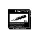 Картриджи чернильные, 6 шт/уп, черный