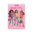 Блокнот-планшет SUPER GIRL, A5, 50арк, клітинка, клеєний, картон. обкладинка