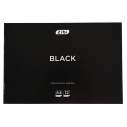 Альбом для малювання BLACK, А4, 12 арк., 120 г/м2, на скобі, чорний, KIDS Line