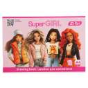 Альбом для малювання SUPER GIRL, А4, 12 арк., 120 г/м2, на скобі, рожевий, KIDS Line