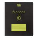 Зошит учнівський загальний BLACK, 48л., клітинка, біологія, структ.лак, KIDS LINE