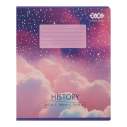 Зошит учнівський шкільний CLOUDS, 36арк., клітинка, історія, KIDS LINE