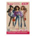 Папір кольоровий (супер кольори) SUPER GIRL, А4, 10 аркушів, 10 кольорів, 115 г/м2, KIDS Line