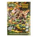 Картон білий крейдований двосторонній DINO, А4, 10 аркушів, 180 г/м2, KIDS Line