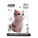 Картон білий крейдований двосторонній CATS&DOGS, А4, 10 аркушів, 180 г/м2, KIDS Line