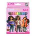 Фломастери, 12 к., SUPER GIRL, KIDS Line