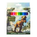 Фломастери, 12 к., DINO, KIDS Line