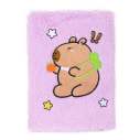 Блокнот плюшевий CAPYBARA 13, А5, 80 арк., клітинка, асорті, KIDS Line
