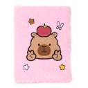 Блокнот плюшевий CAPYBARA 15, А5, 80 арк., клітинка, асорті, KIDS Line