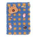 Блокнот плюшевий CAPYBARA 19, А5, 80 арк., клітинка, асорті, KIDS Line