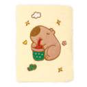 Блокнот плюшевий CAPYBARA 22, А5, 80 арк., клітинка, асорті, KIDS Line