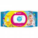 Серветки вологі «Aqua Baby» Baby chamomile з клапаном 120 шт