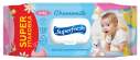 Салфетки влажные "Superfresh" Baby chamomile с клапаном, 120 шт