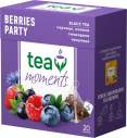 Чай чорний 1.8г*20, пірамідки, "Berries Party", Tea Moments