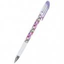 Ручка кулькова Floral White, синя