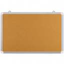 Дошка коркова, 45х60 см., алюмінієва рамка