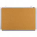 Дошка коркова, 90х120 см., алюмінієва рамка
