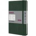 Щоденник 2026 Partner Lines, 145*210, темно-зелений