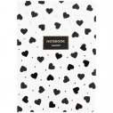 Книга записна  A5, 80 арк. кл., Black&White