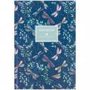 Книга записна тверда обкл. А5, 96 арк., кліт., TR, Floral 6