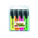 Маркер Highlighter e-345 набір 4 шт. (блістер PVC)