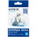 Крейда біла кругла, 12 шт. Kite Classic