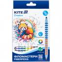 Фломастери двосторонні, набір 12шт, Kite Creative