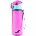 Пляшечка для води, 530 мл, рожева 