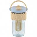 Стакан для води, 700 мл, бежево-блакитний