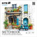 Скетчбук для робіт маркерами,21*21см, 30 арк., Kite Creative