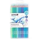 Олівці кольорові у пеналі, 12 шт., Kite Creative, Marine